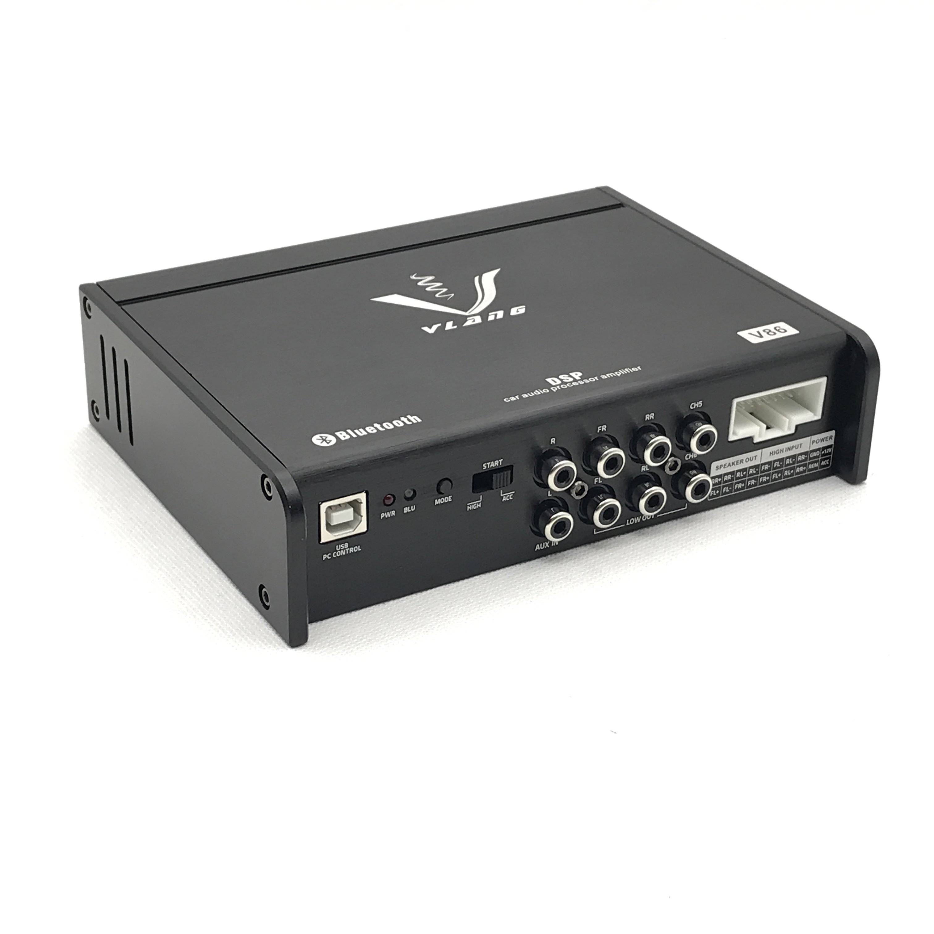 VL86 Hot Selling 31 EQ Class A/B Car Audio Amplifier Processor Stereo DSP Car Amplifier Digital signal Processor