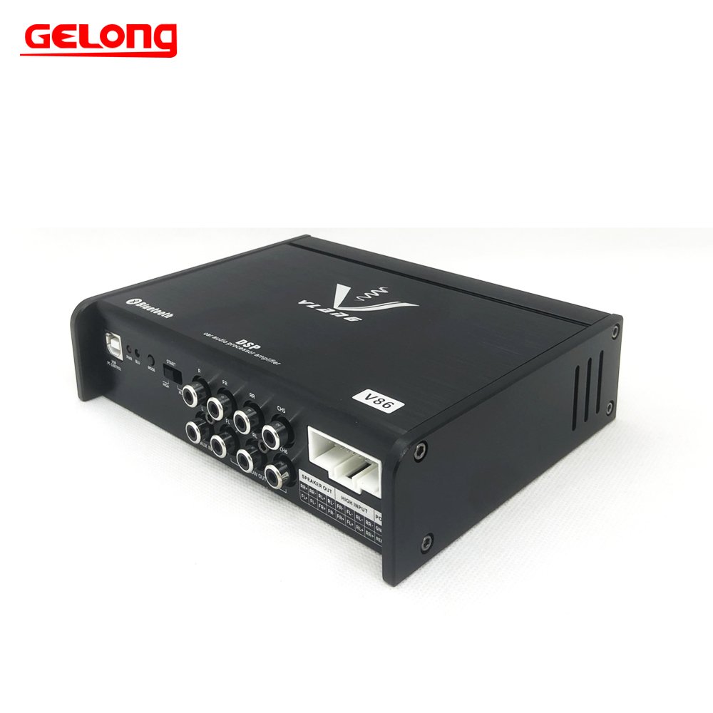 VL86 Hot Selling 31 EQ Class A/B Car Audio Amplifier Processor Stereo DSP Car Amplifier Digital signal Processor
