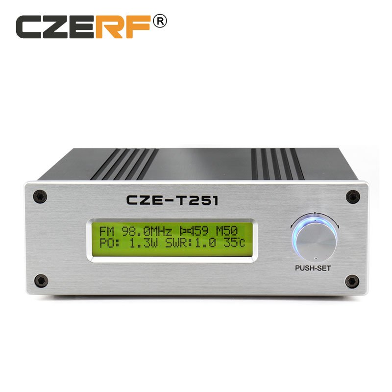 CZE-T251 25w Watts Car FM Transmitter for Digital Audio Amplifier 2.1 with Antenna Kits