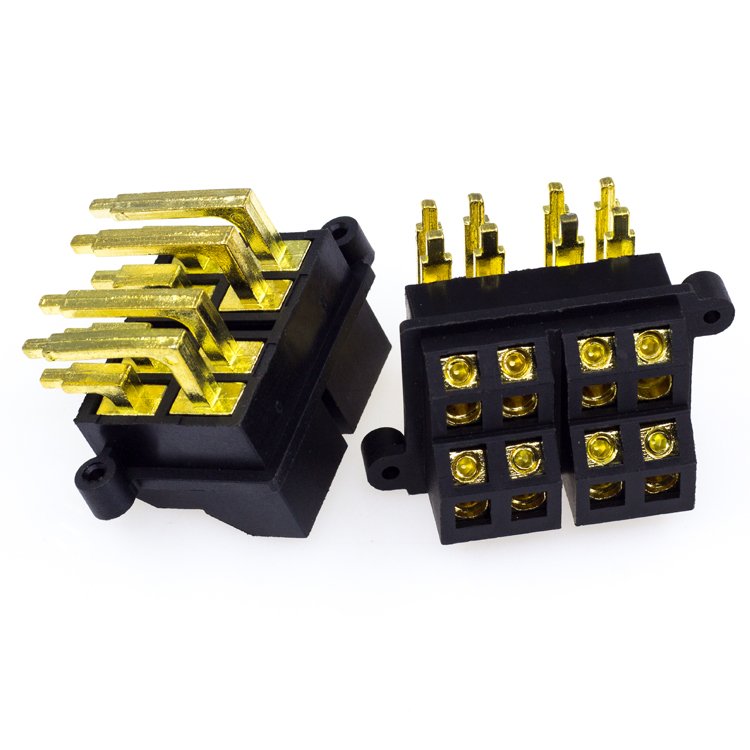 Car Power Amplifier PCB Fuse Holder,2way Plating Nickel Double Spade Fuse Holder
