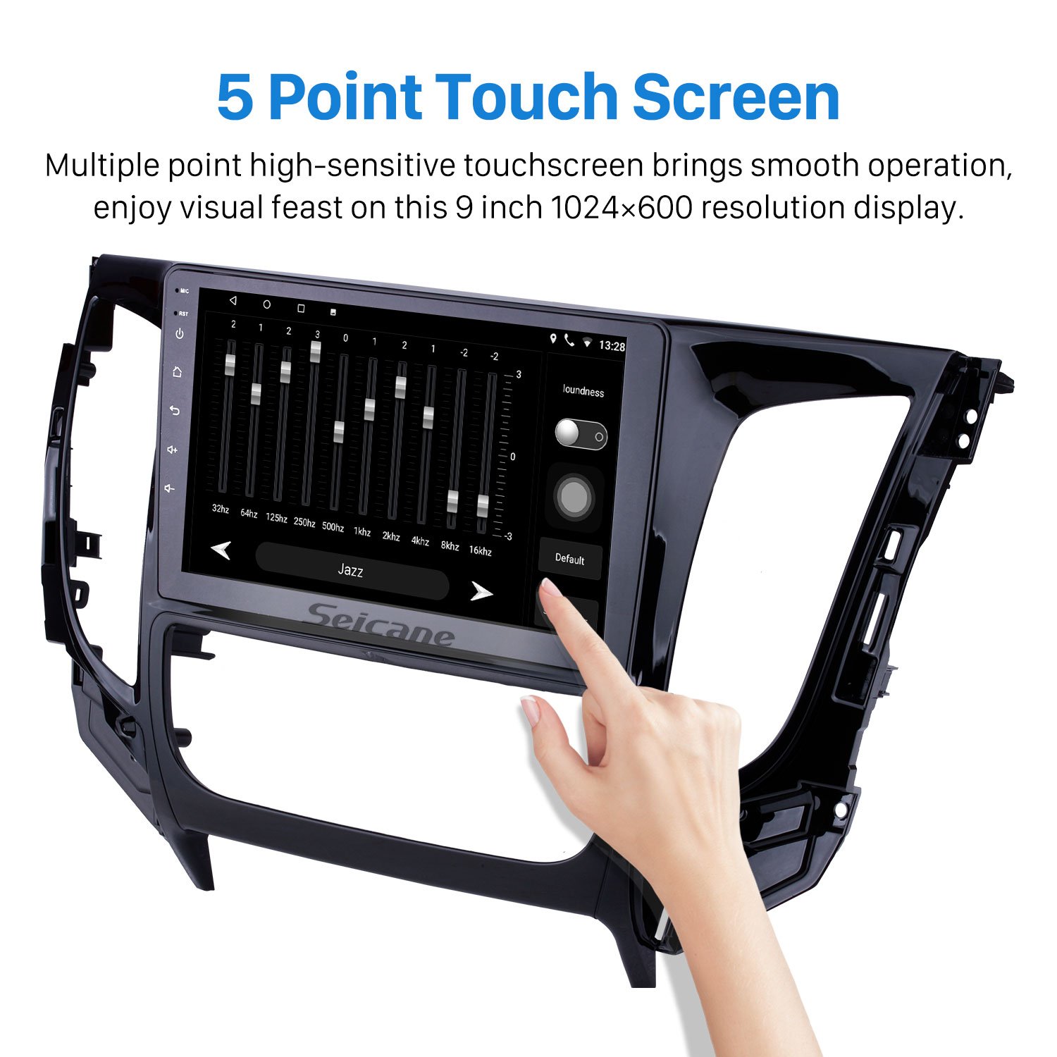 9 Inch Android 13.0 Touch Screen Car Stereo Head Unit for 2015 Mitsubishi TRITON with Carplay WiFi DSP