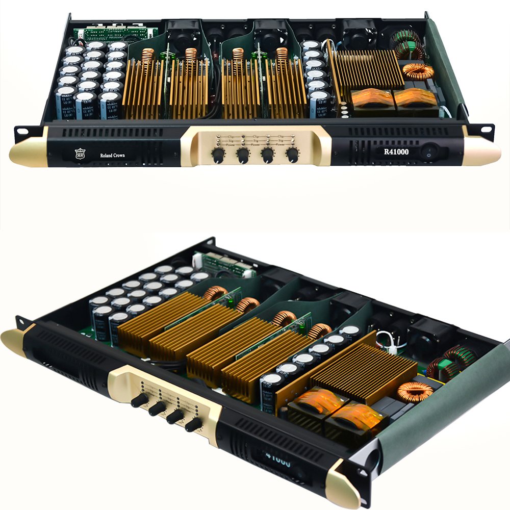Roland Crown R4 1600W Subwoofer Digital Amplifier Audio Board Car Home R4800 Class D for 8-10 Inch Woofer