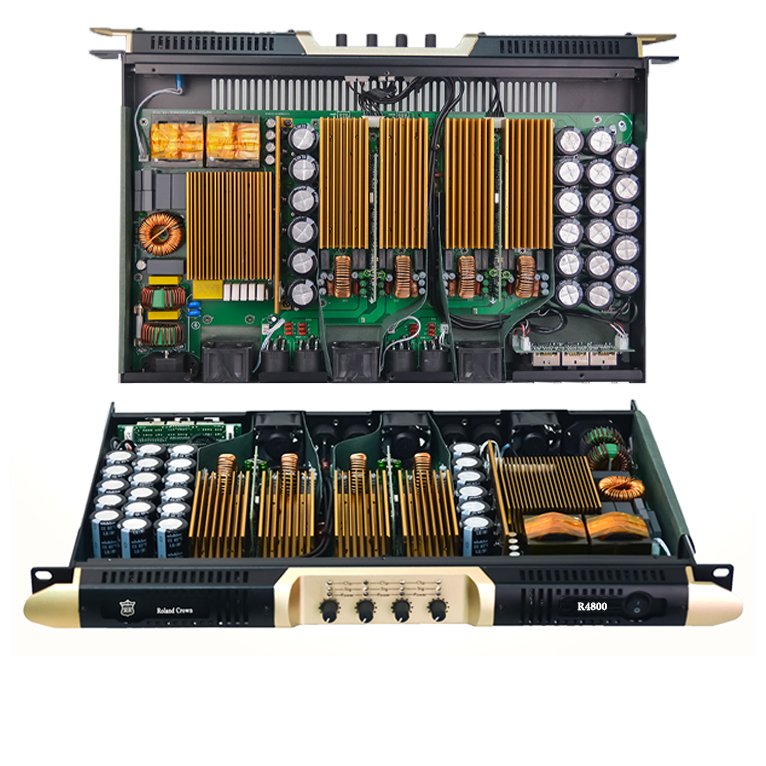 Roland Crown R4 1600W Subwoofer Digital Amplifier Audio Board Car Home R4800 Class D for 8-10 Inch Woofer