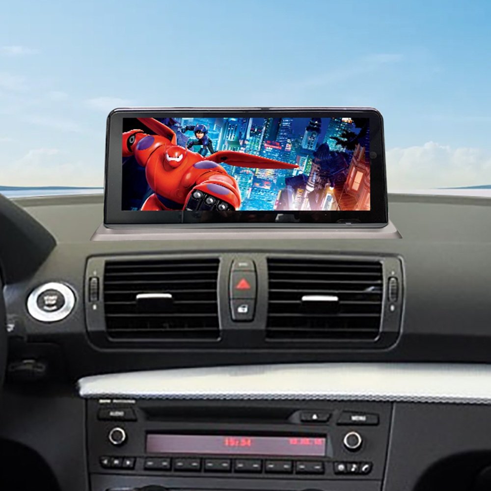 Route Linux 10.25inch Car Radio Screen for BMW 1/2 Series E81/E82/E87/E88 2006-2011 Car Stereo Dual System with Wireless Carplay