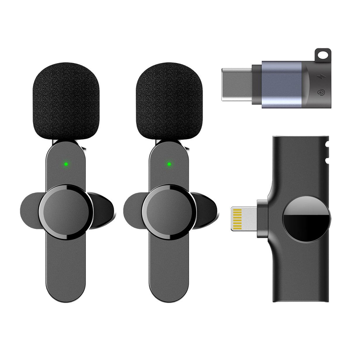 VIMAI Factory Plug Play Lavalier Mini Microphone Wireless Black Lapel Mic for Youtuber Live Streaming Recording mic wireless