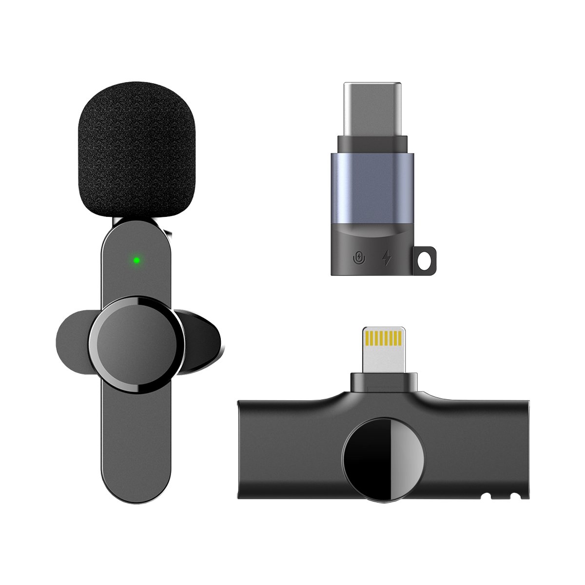 VIMAI Factory Plug Play Lavalier Mini Microphone Wireless Black Lapel Mic for Youtuber Live Streaming Recording mic wireless
