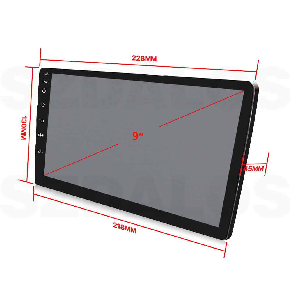 SZDALOS NWD8581 9 Inch 4+64 IPS Screen FM+AM 4G Multimedia Carplay Android Car Radio