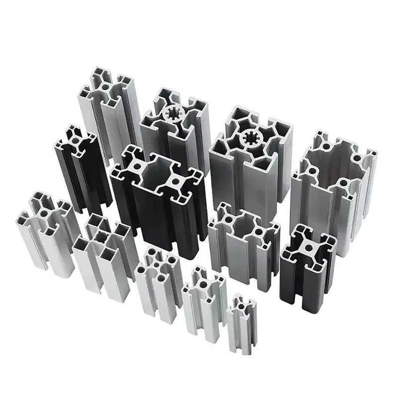 4040 4080 Sim Racing Game Simulator Cockpit Aluminum Profile Silver Black Anodized Industrial Aluminum Profiles for Racing Frame