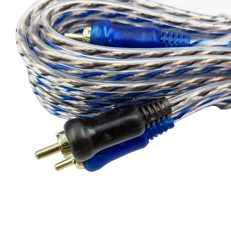 High Quality Performance Twisted Pair RCA Audio Cable With OD 3+3mm(3*6mm)