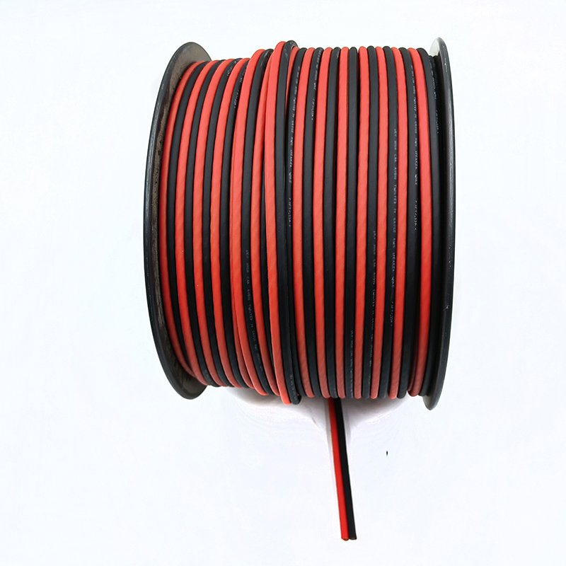 Factory Direct Supplier Oxygen Free Red Positive Black Negative Speaker Cable Speaker and Amplifier Cable Spool
