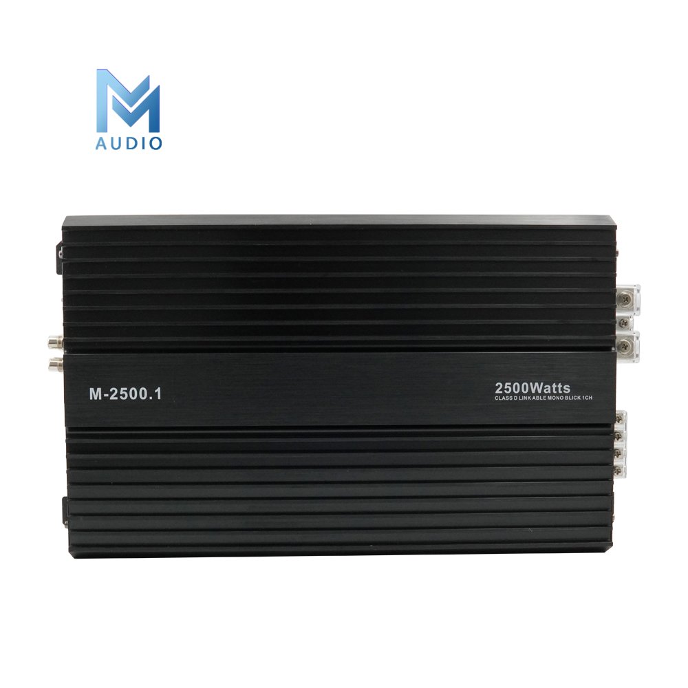 Factory OEM Mono Car Amplifier Monoblock 1500W RMS 1 Ohm Class D Mono Car Subwoofer Amplifier M-2500.1