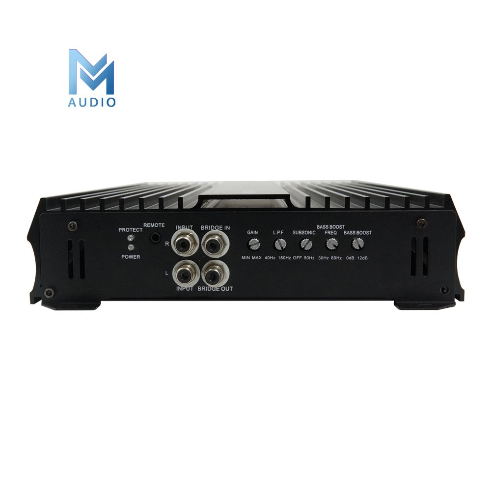 Factory OEM Mono Car Amplifier Monoblock 1500W RMS 1 Ohm Class D Mono Car Subwoofer Amplifier M-2500.1