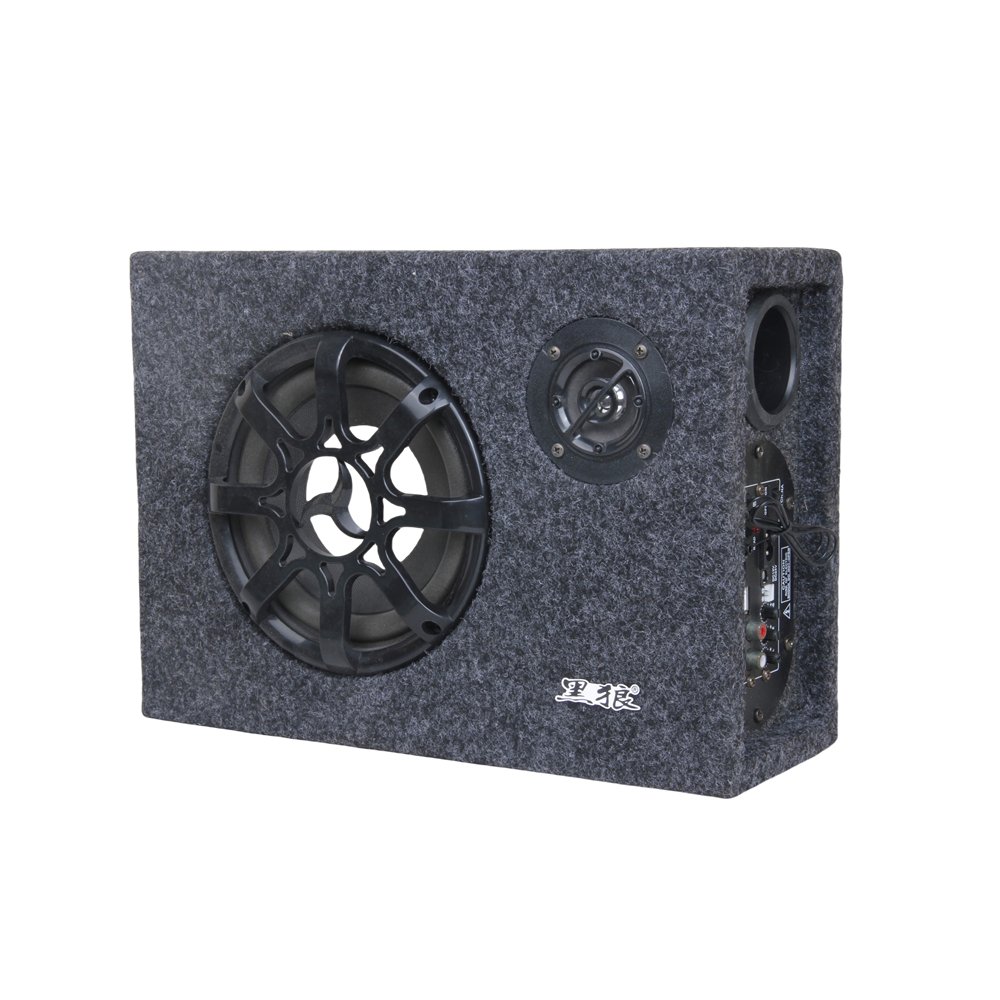 6.5 Inch Clear Flat Subwoofer for Cars Subwoofers Box Speaker Underseat DC 12-220V Single Coil for Audio Amplifier Use