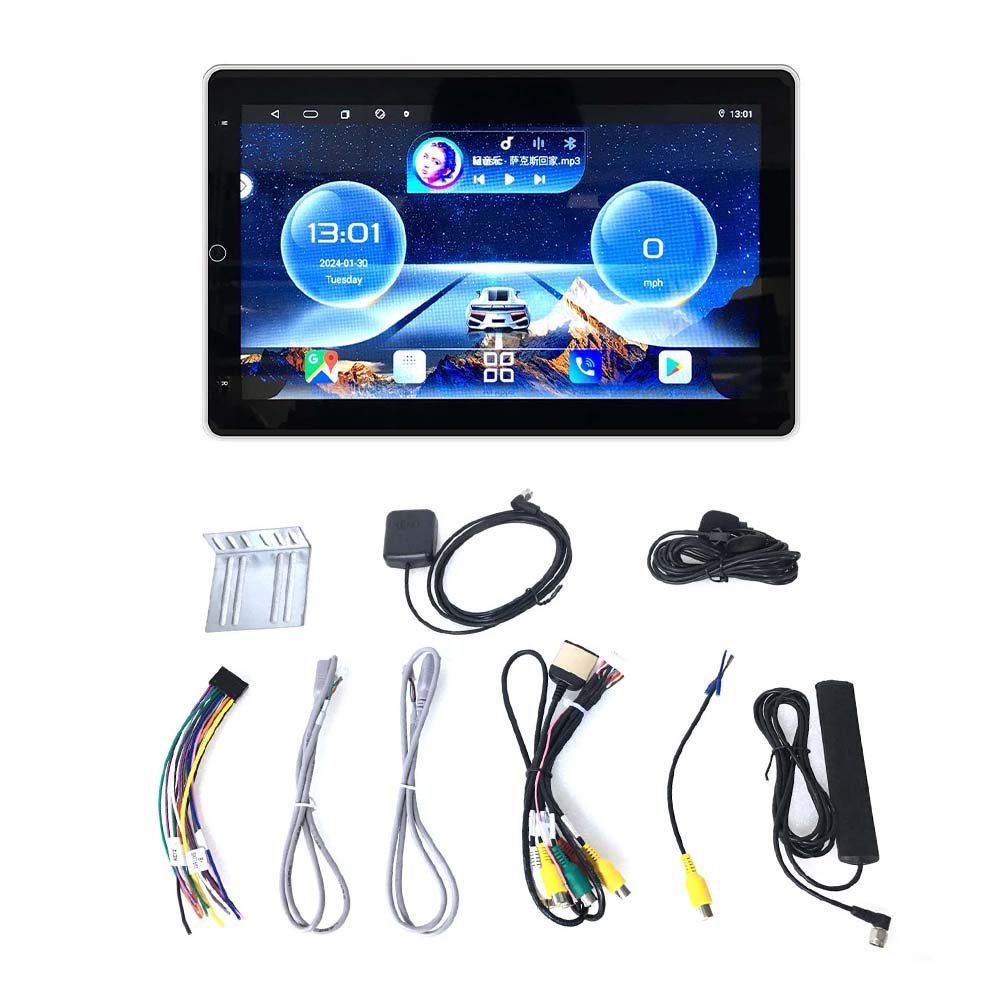 Bosstar 10inch 8Core 2Din IPS Screen Electric Rotation Android Car Radio Car Stereo With CarPlay GPS DSP for Universal Car