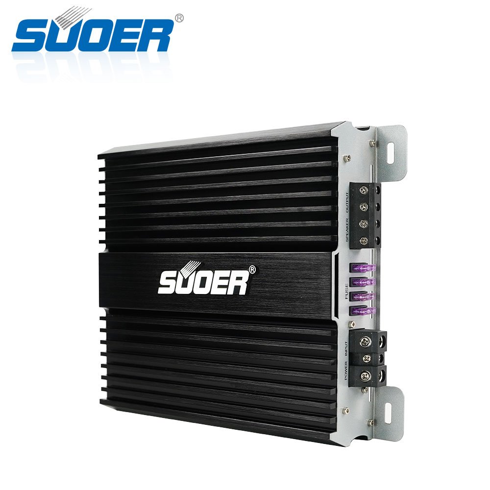 Suoer CB-1200D-C Car Audio Amp 1 Channel Car Amplifier Car Audio Amplifier Sound Standard