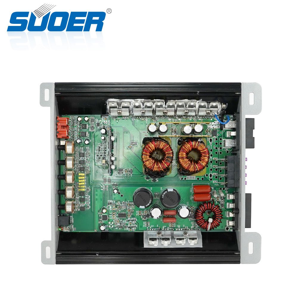 Suoer CB-1200D-C Car Audio Amp 1 Channel Car Amplifier Car Audio Amplifier Sound Standard