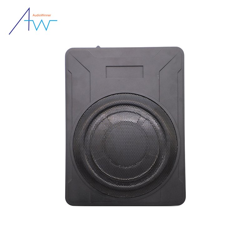 Factory Direct Sale 100 Watt 10 Inch Sp Audio Under Seat Bass Car Audio Amplifier Woofer Active Subwoofer