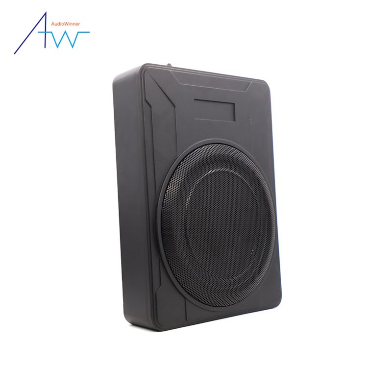 Factory Direct Sale 100 Watt 10 Inch Sp Audio Under Seat Bass Car Audio Amplifier Woofer Active Subwoofer