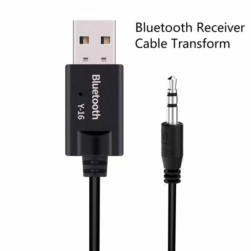 Blue Tooth Aux Adapter USB to 3.5mm Jack Car Audio Music Mic Blue Tooth 4.2 Hands Free Kit for Car Blue Tooth Transmitter