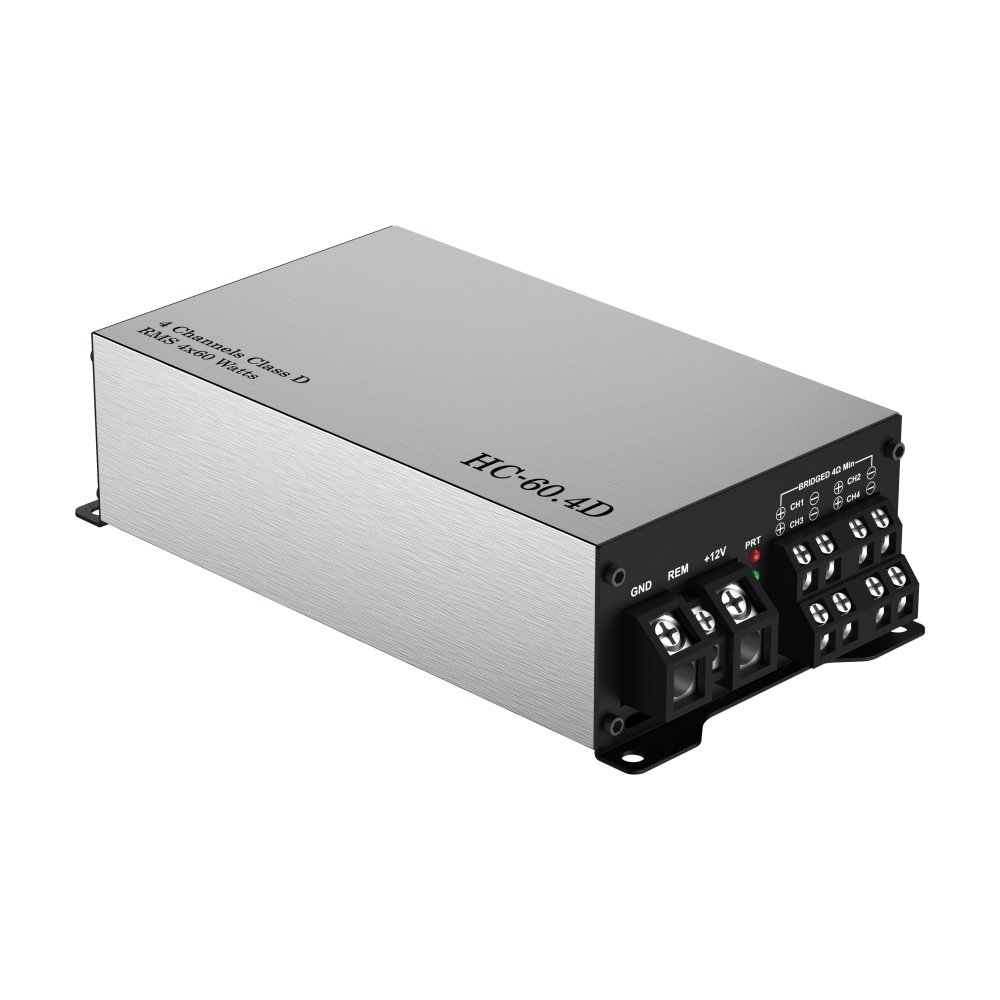 Car Amplifier Compact Size Mini Style HC-60.4D Class D Cheap Amplifier