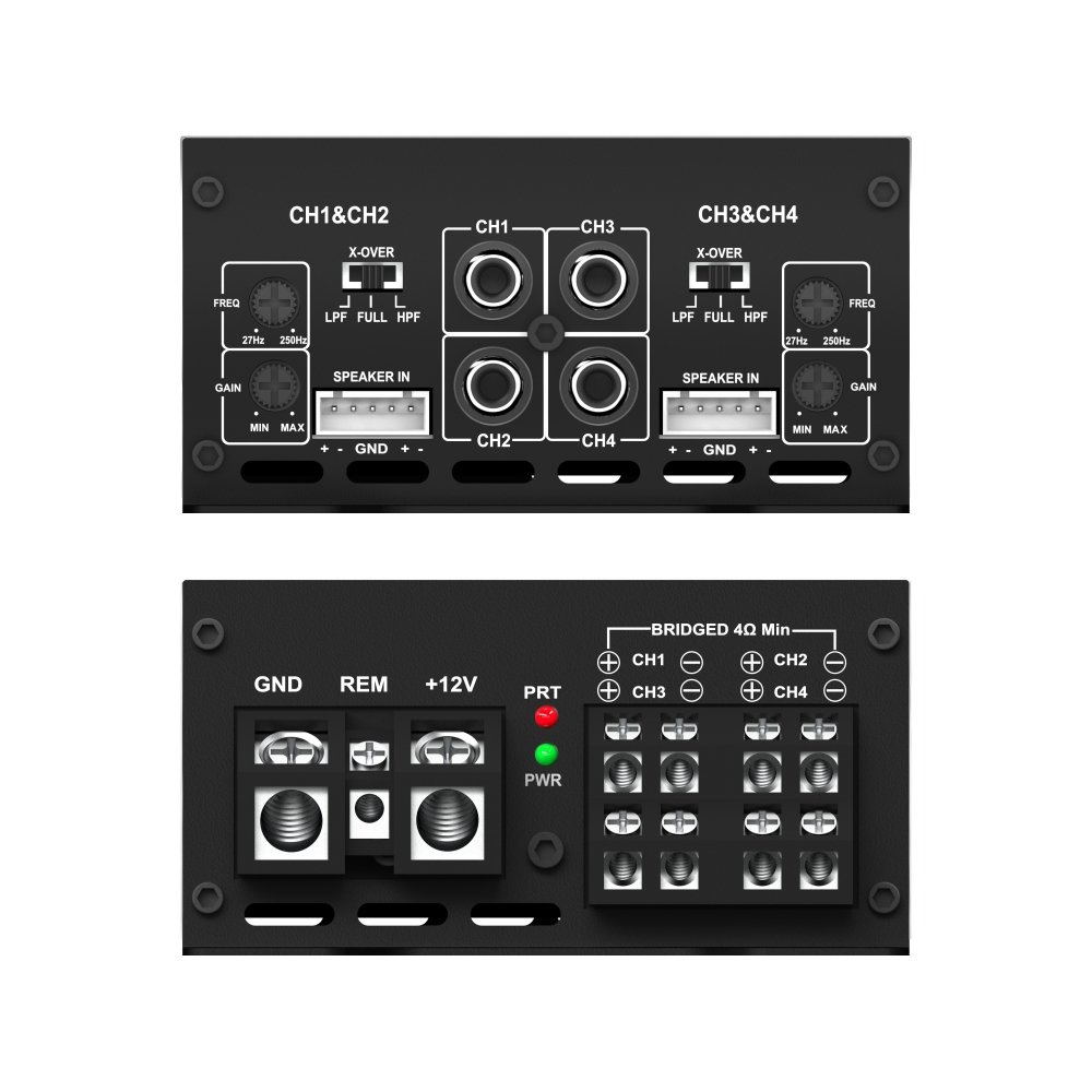 Car Amplifier Compact Size Mini Style HC-60.4D Class D Cheap Amplifier
