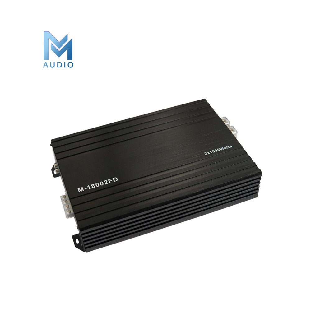 Competition Grade Class D MOSFET Power Amplifier 2 Channel 1800W Car Amplifier Full Range Speaker Audio
