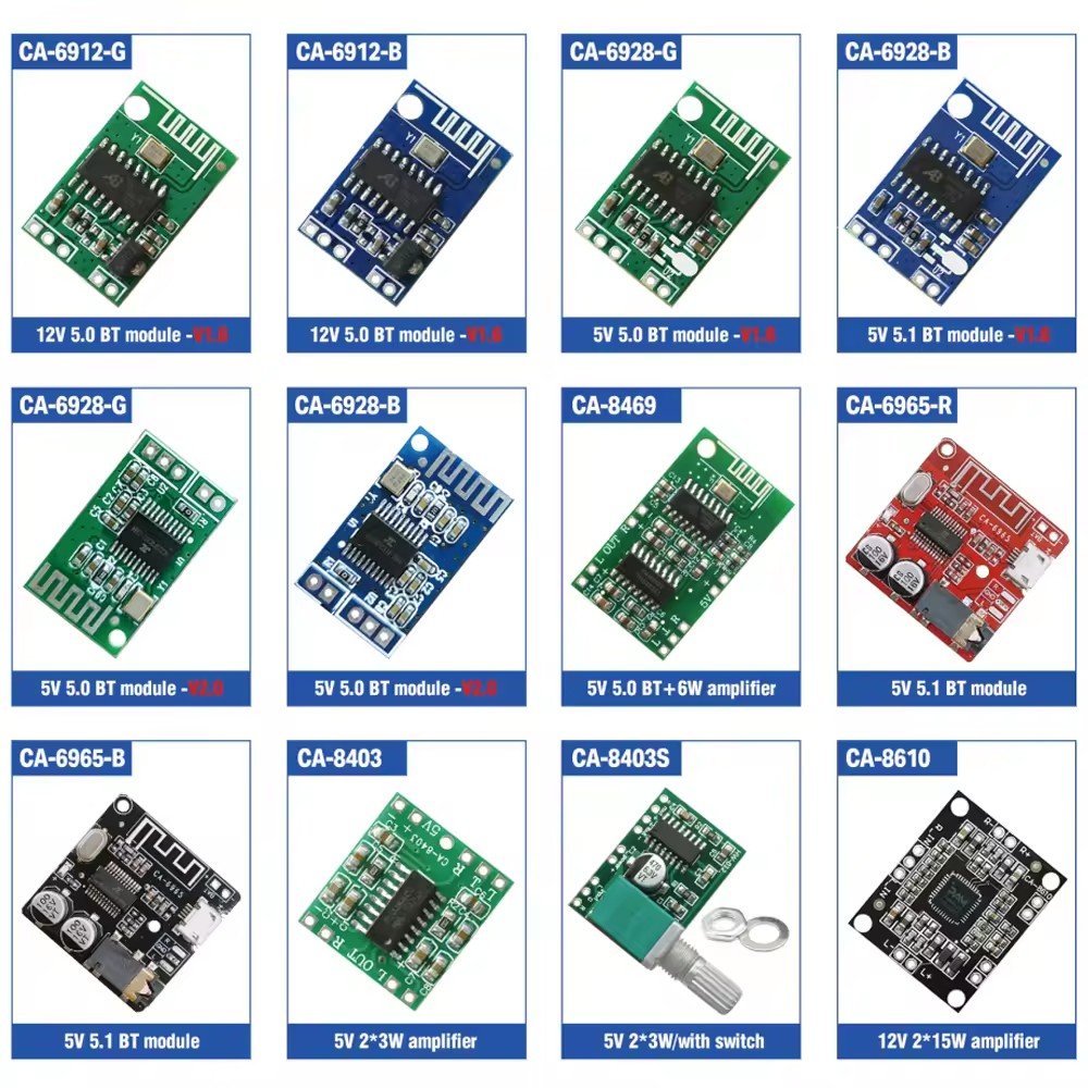 CA-8610S Dual Channel 12V 2x10W D Class HiFi Stereo Amplifier Board Digital Output with DC Input Audio Products Accessory