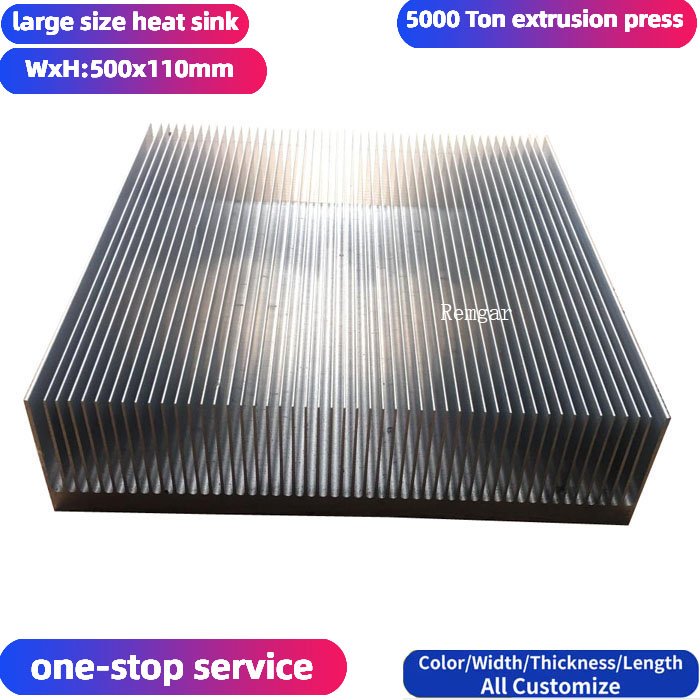 Good Quality Custom Cnc Machining Car Amplifier Extruded Alu Heatsink Profile Cooler Radiator 400mm Aluminum Extrusion Heat Sink