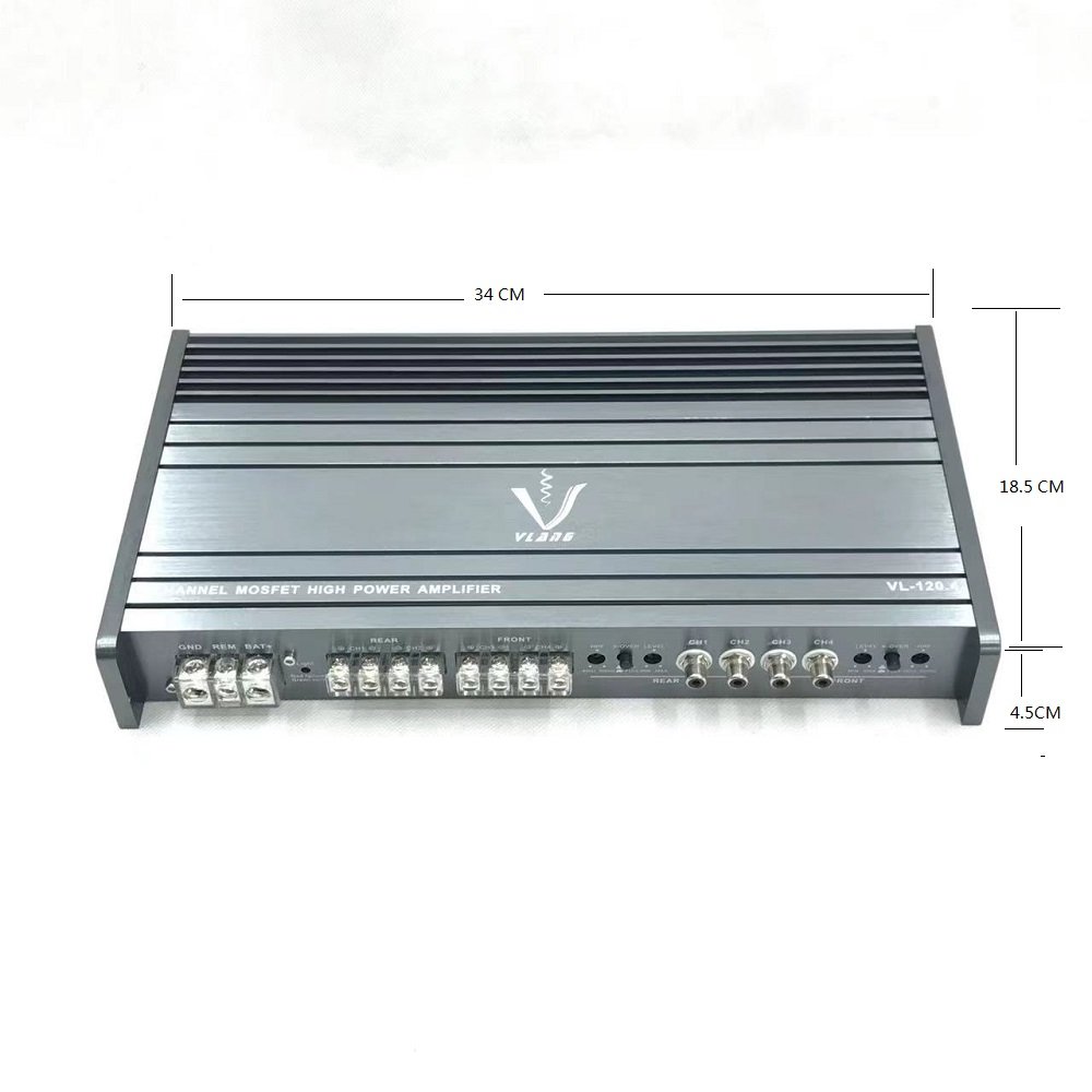 New 4-channel Car Amplifier Is Super Thin and Powerful Chinese Factory Manufacturers