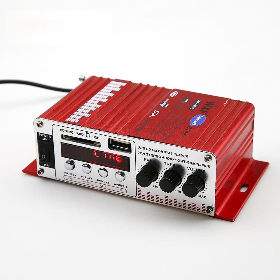 Demao Sound Digital Car Audio Amplifiers Karaoke Amplifier Digital Board 2 Channel Stereo Car Amplifier