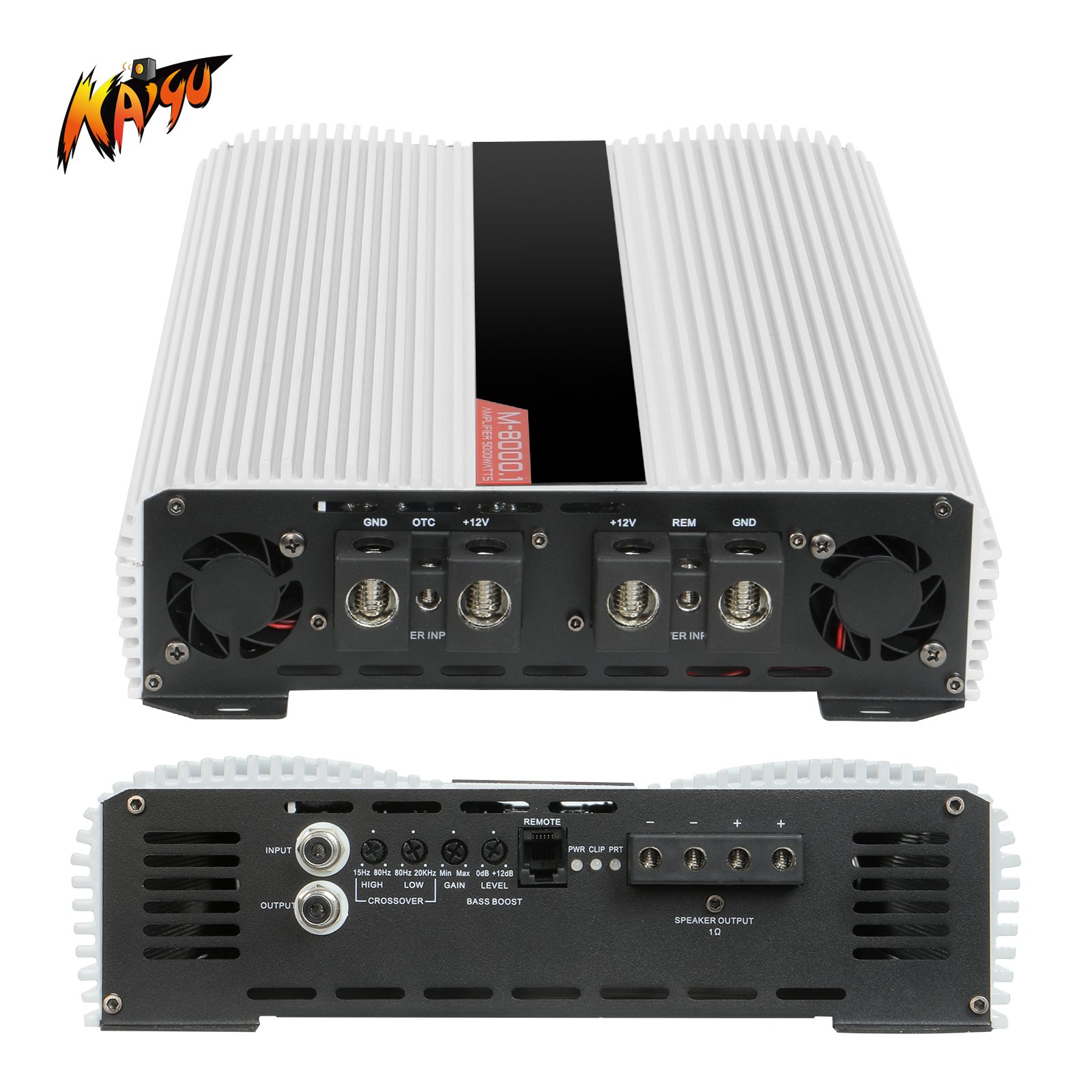 RMS 8000W Brazilian Style Car Subwoofer Amplifier Full Range Strong Bass Peak 3000W 5000W Monoblock Car SPL Amplifier Class 1D