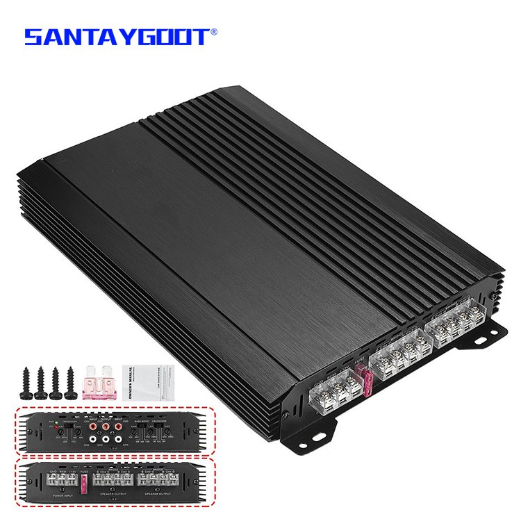 Factory Price Car Audio Power Amplifier 12V Class AB Car Amplifier 4-channel