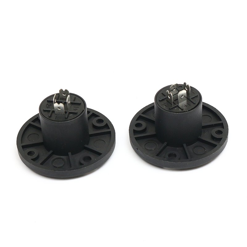 OEM Free Sample cannon socket for audio power Copper joint amplifier connector anti-socket round board equipment accessories