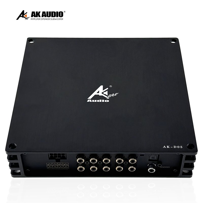 AK-D05 High Power DSP Car Amplifier Mono Block DSP Auto Amplifier New Design 4/6 Channels 4*100W for Subwoofer