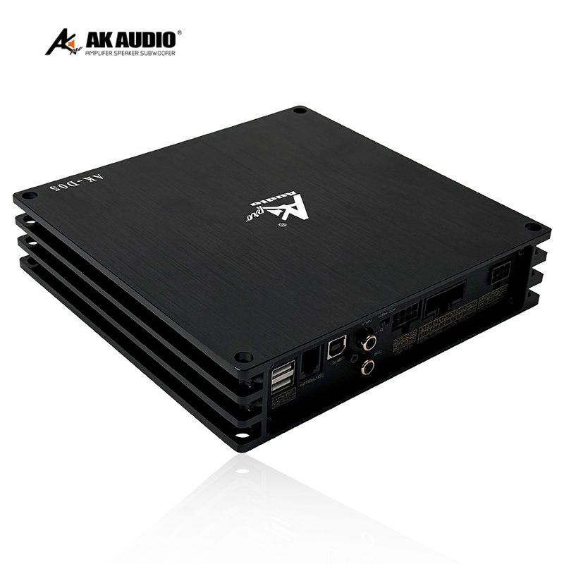 AK-D05 High Power DSP Car Amplifier Mono Block DSP Auto Amplifier New Design 4/6 Channels 4*100W for Subwoofer
