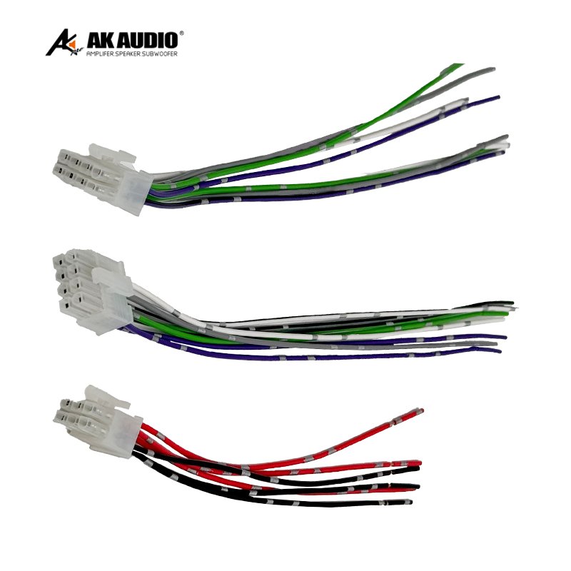 AK-D05 High Power DSP Car Amplifier Mono Block DSP Auto Amplifier New Design 4/6 Channels 4*100W for Subwoofer