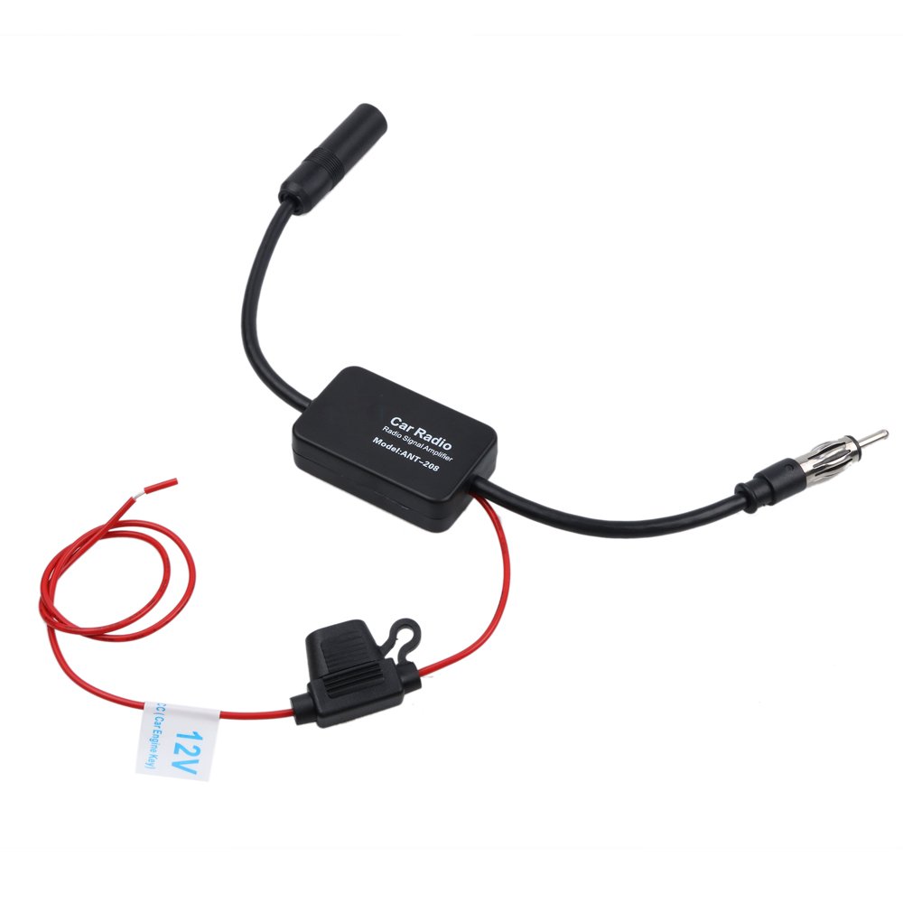 Car Radio Aerials 12V Auto Car Radio FM Antenna Signal Amp Amplifier Booster Radio FM for Car Boat RV Signal