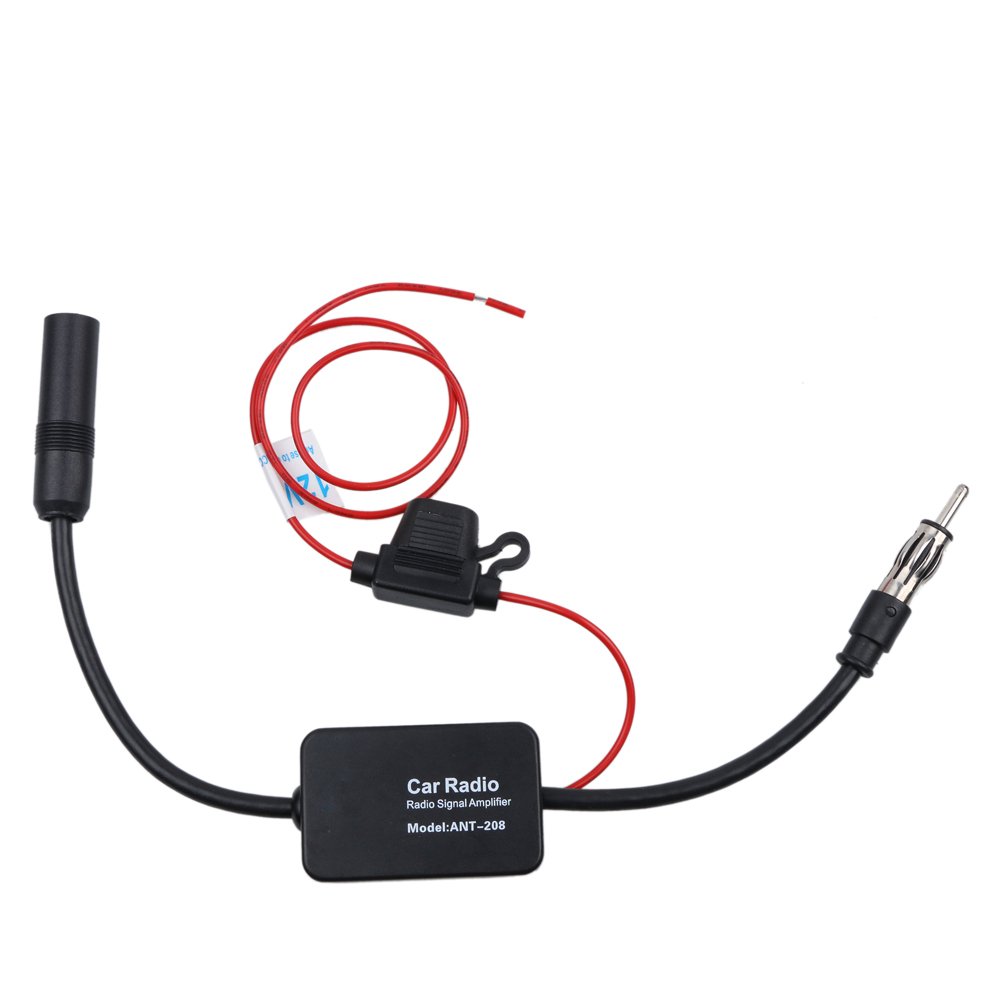 Car Radio Aerials 12V Auto Car Radio FM Antenna Signal Amp Amplifier Booster Radio FM for Car Boat RV Signal