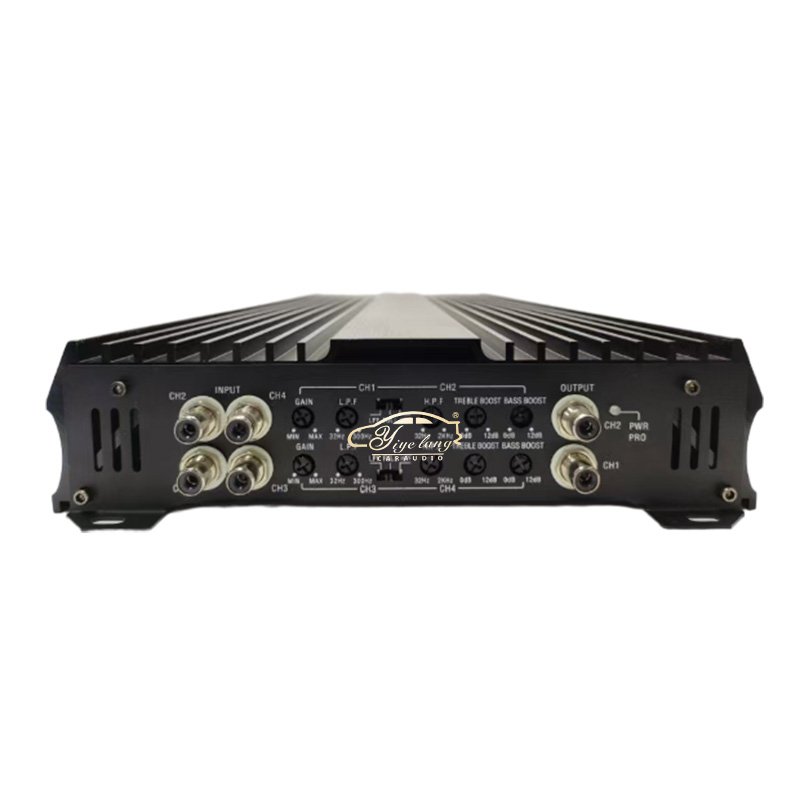 300W Car Audio Modification High-power 4 Channel Amplifier Aluminum Alloy Amplifier