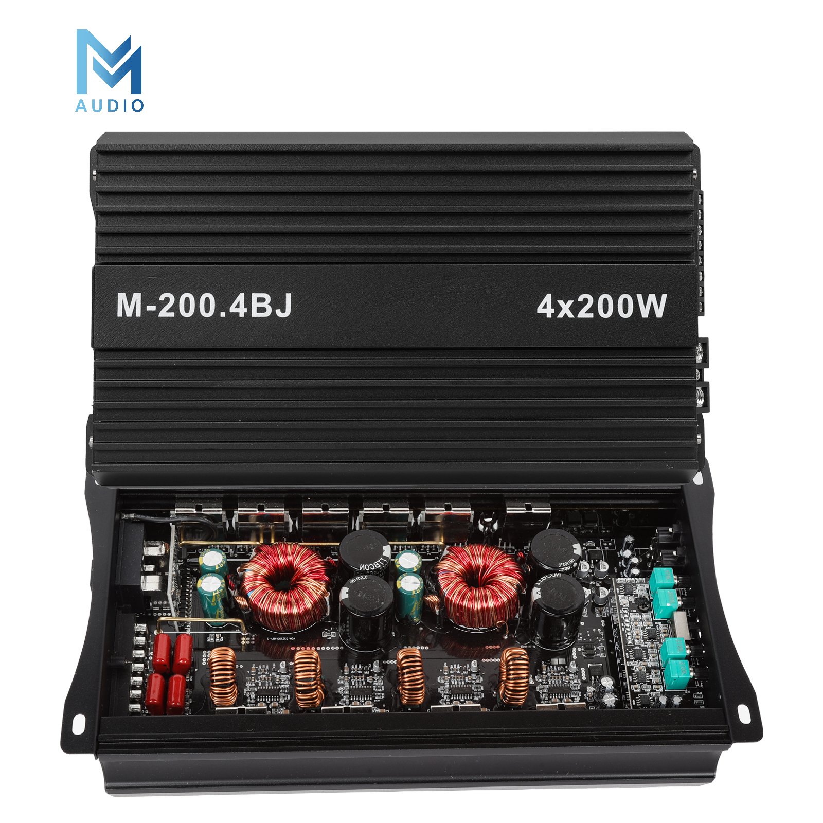 OEM Car Amplifier 4 Channel Class D Full Range Amplifiers Car Amplifier and Subwoofer Audio 14.4v