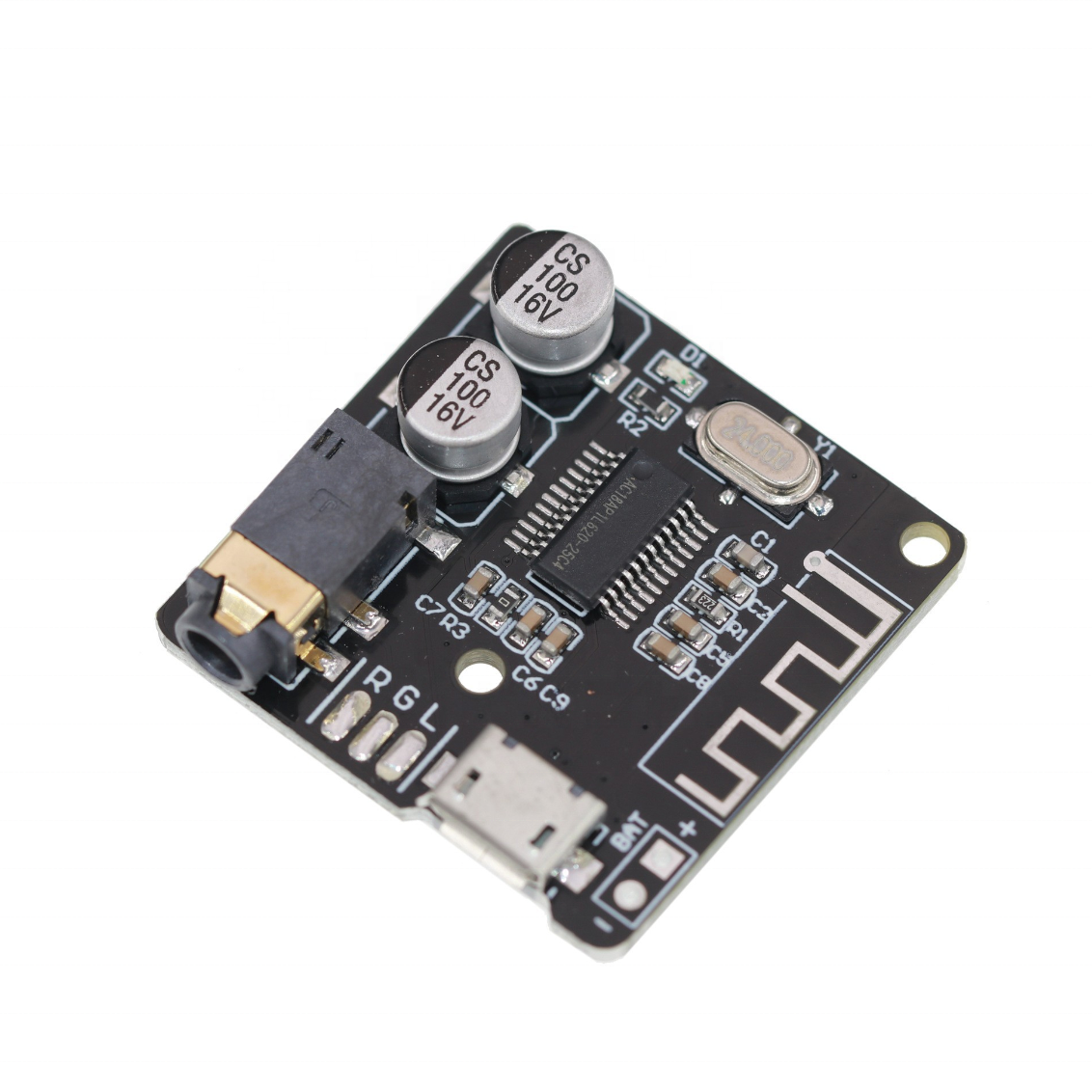 DIY 5.0 audio receiver module blue tooth mp3 board lossless car speaker audio amplifier board