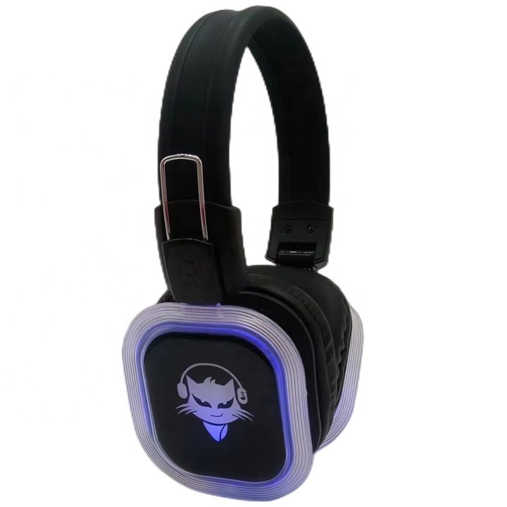 3 channels silent disco sound system headphone and transmitter
