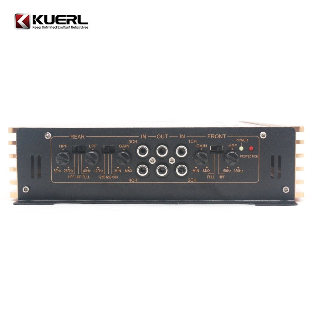 Hot Selling 4500W High Power Amplifier 12V Class AB Car Audio Amplifier 4 Channel