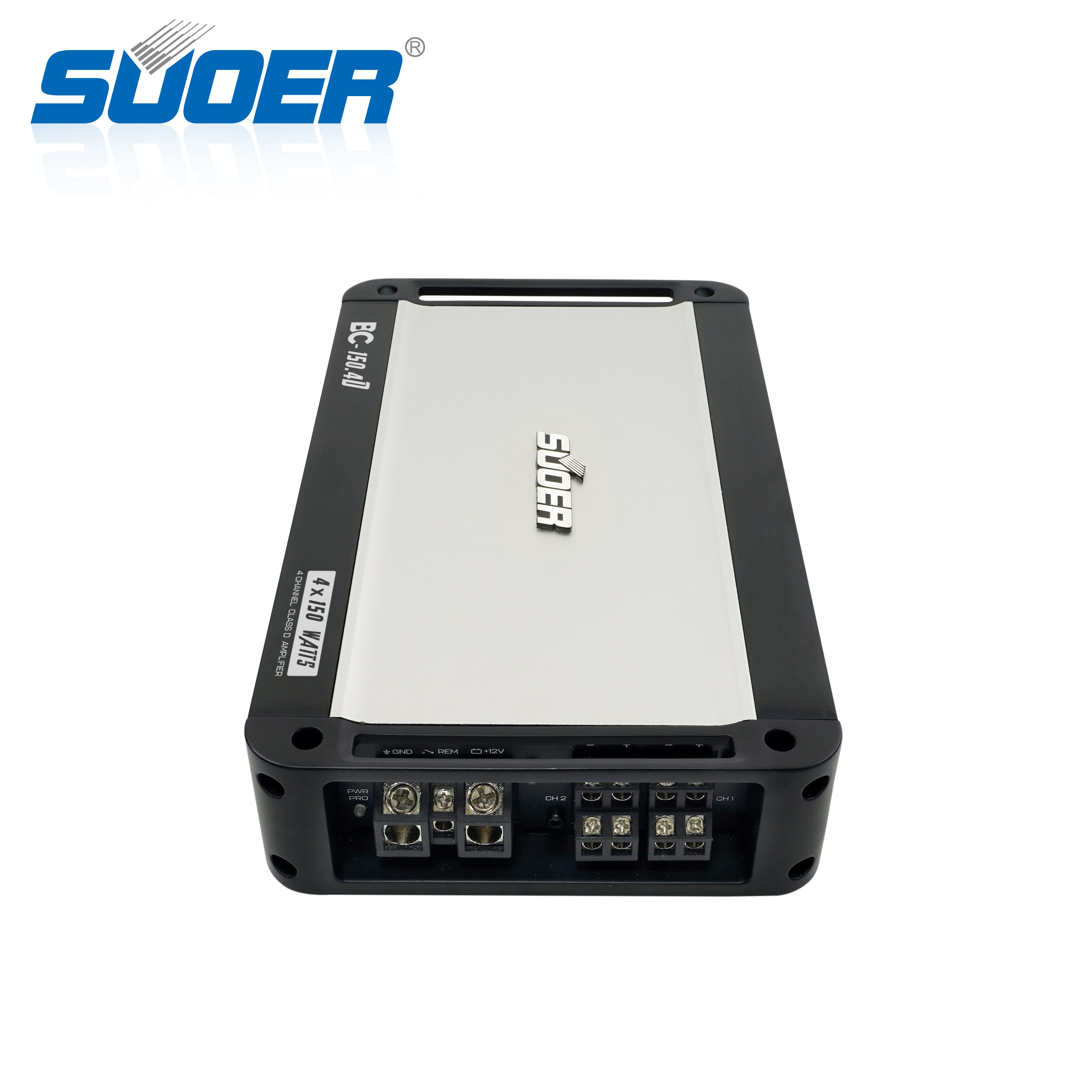 Suoer New Arrival BC-150.4 4-Channel 150 Watts Class D Car Amplifier
