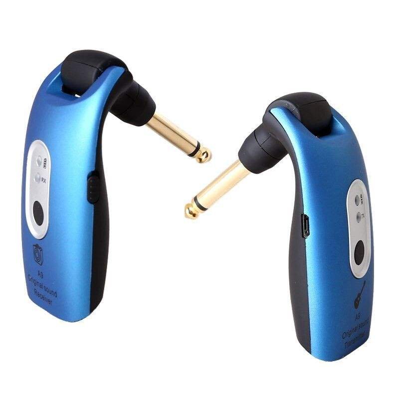 High Quality Music Accessories Black Portable Wireless Guitar Pick Up Transmitter Receiver Set For Sale