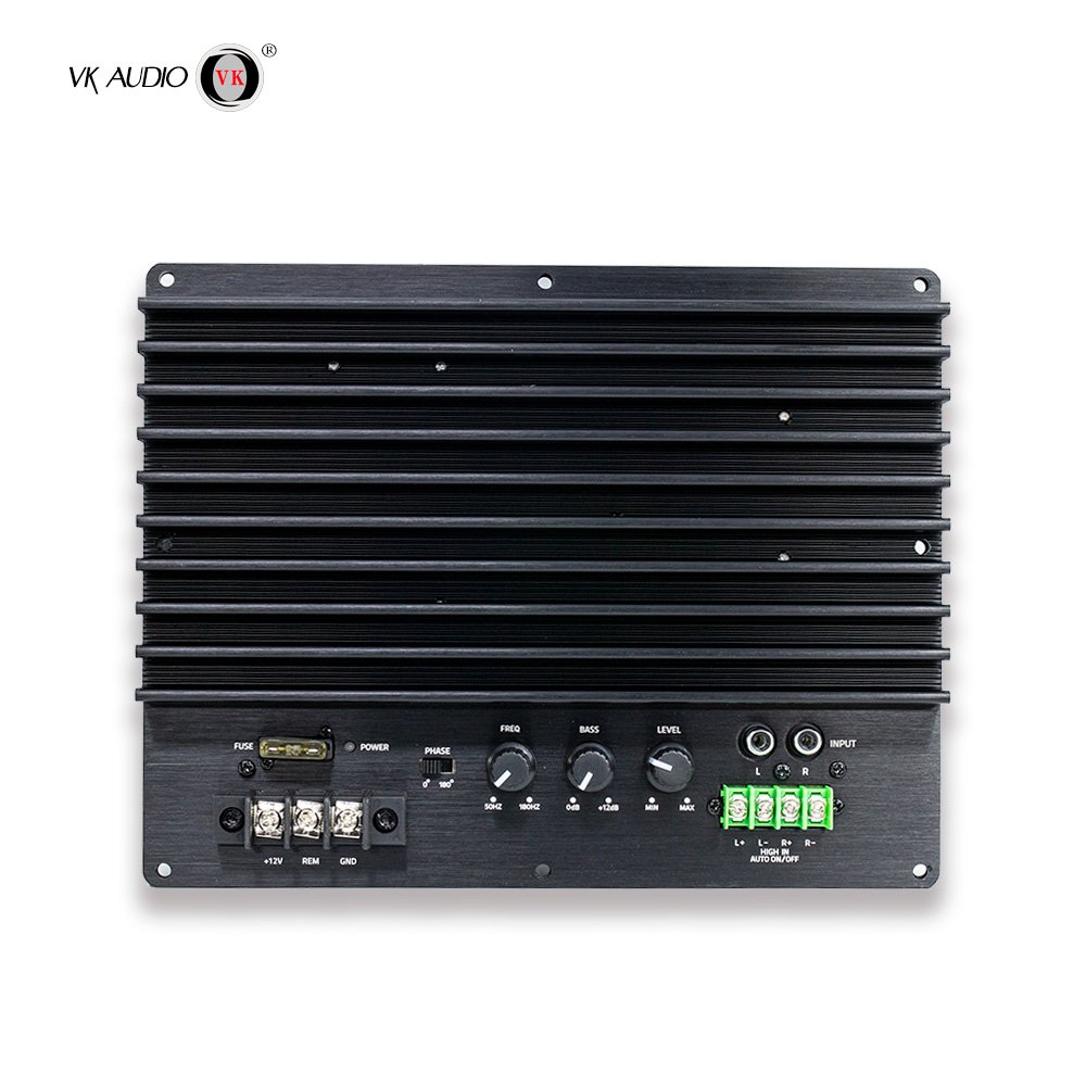 2000W High Power Class D Amplifier Board 12V Car Subwoofer Power Board with Mono Channel