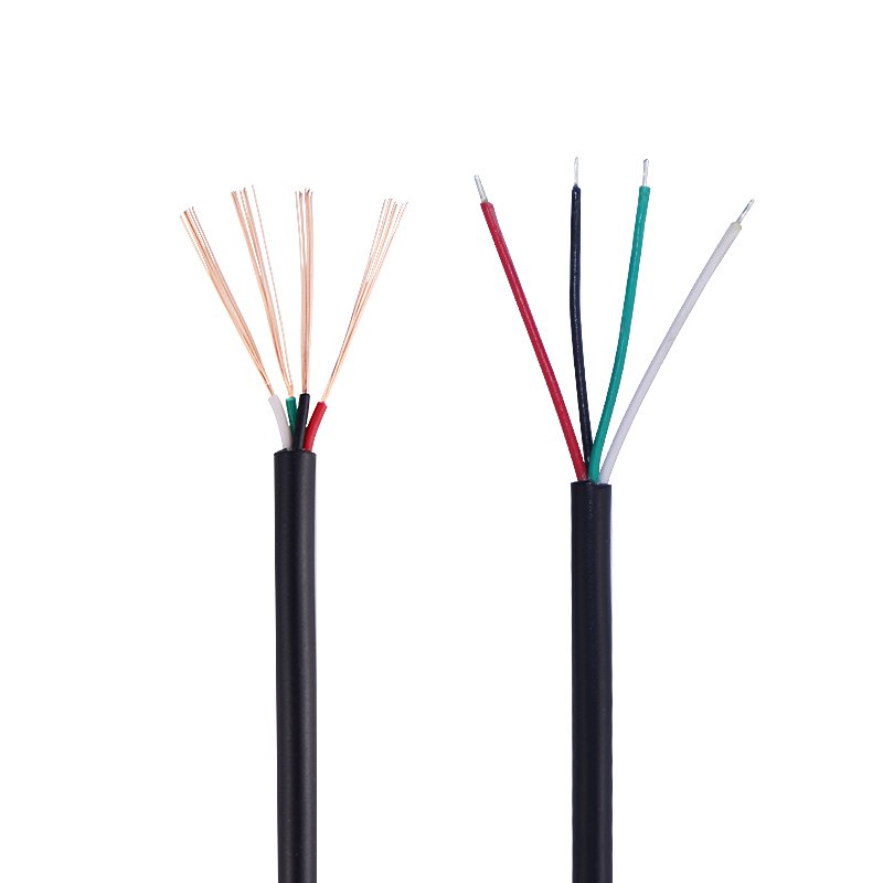 OEM 4pin Mini Din Amplifier Car CCTV Camera Cable Video Recorder Connectors Sensing Cable 4P Single End to Tail Extension Cable