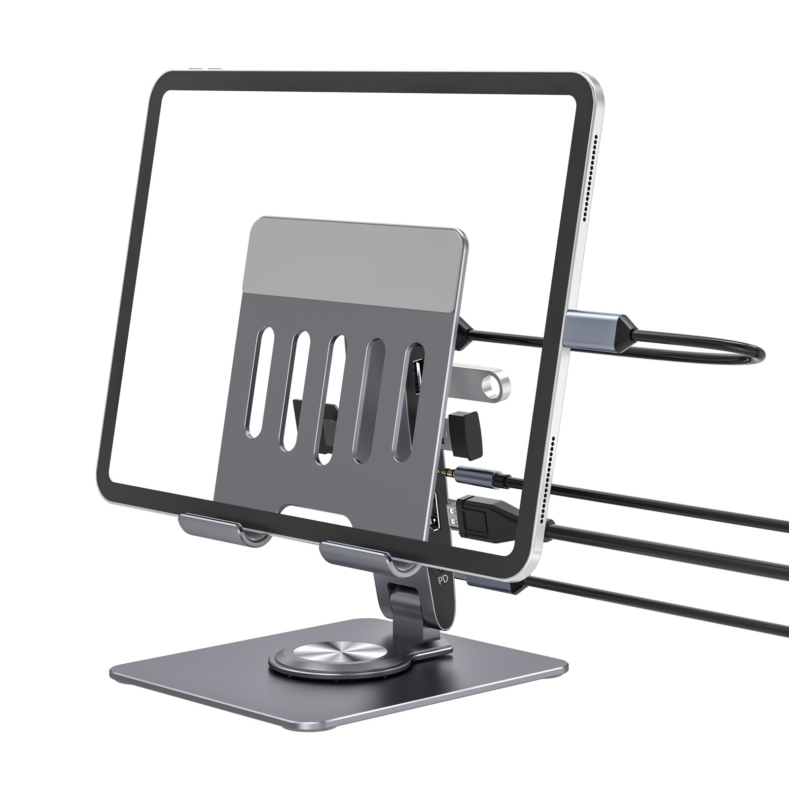 High Quality Cheap Portable Tablet Expansion Dock Stand Multiport Design For Convenient Connection With Accessories