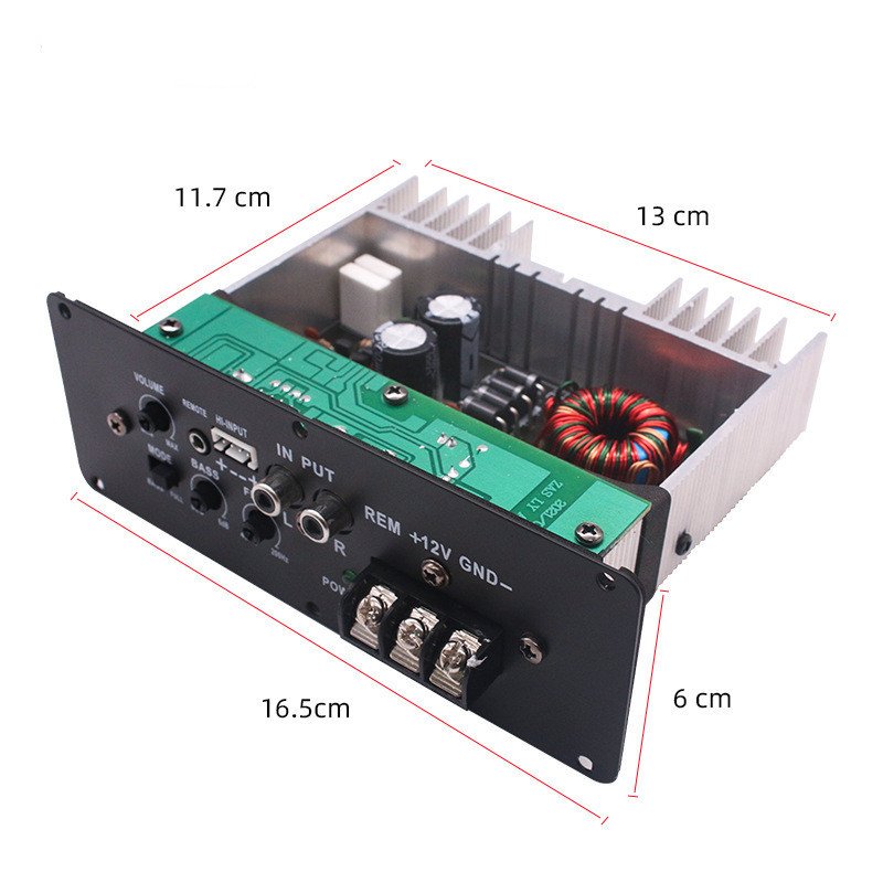 Wholesale Car Audio Modification 12V24V 300W Car Underseat Subwoofer Built in Power Amplifier Board