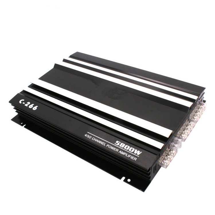 Audio Amplifier for Cars Power Amplifier 12V Class AB Car Amplifier 4-channel(C-266)